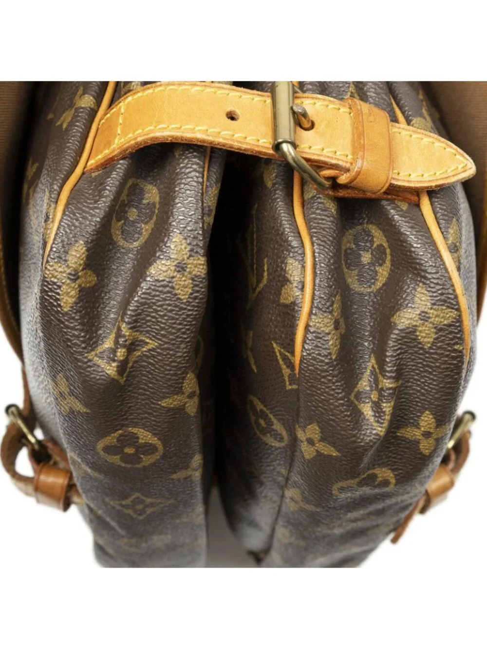 Louis Vuitton Saumur Brown Monogram Canvas Crossbody